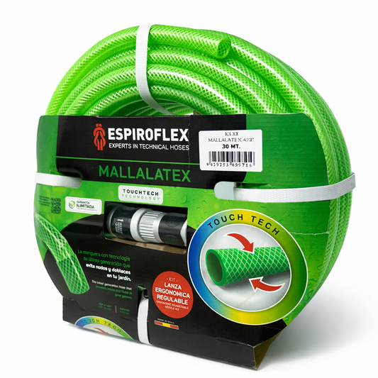 Kit Mallalatex® Manguera de jardín reforzada y con acoples