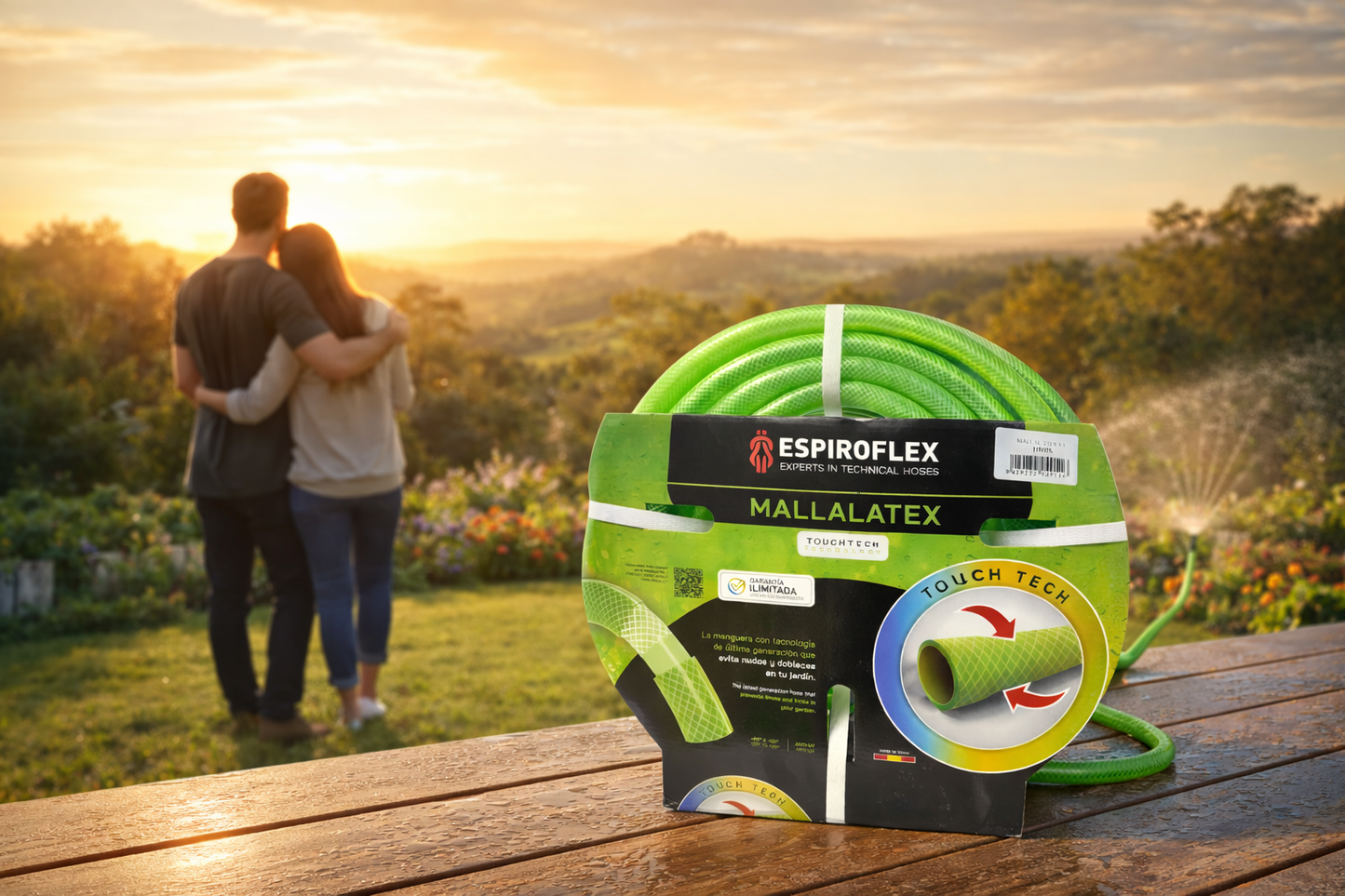 Kit Mallalatex® Manguera de jardín reforzada y con acoples