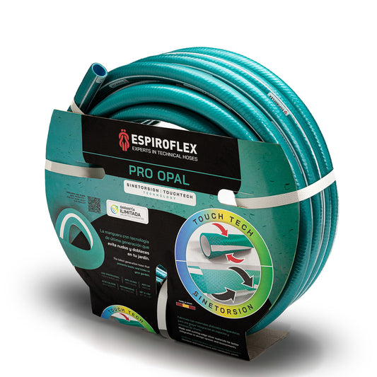 Manguera de Jardín PRO OPAL con tecnología SINETORSION y TOUCHTECH