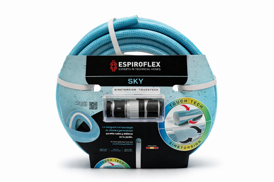 KIT SKY® Manguera para jardín con tecnología SINETORSION y TOUCHTECH