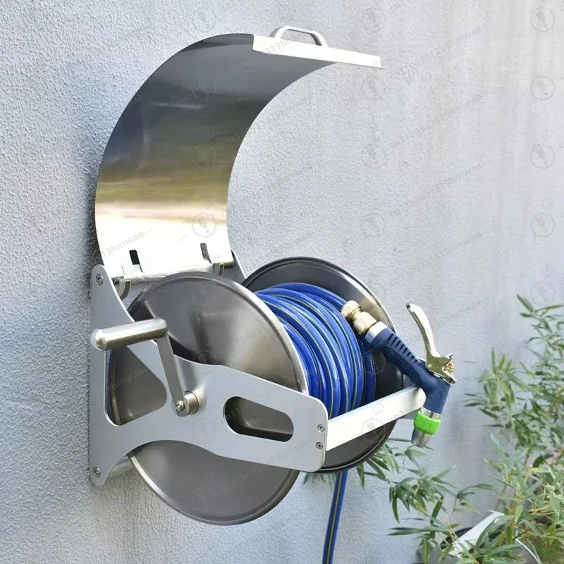 1PC Hot Sale Multifunctional Metal Garden Water Hose Reel for Irrigation Watering Car Wash