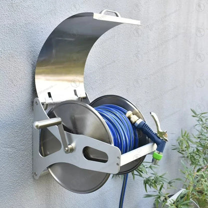 1PC Hot Sale Multifunctional Metal Garden Water Hose Reel for Irrigation Watering Car Wash