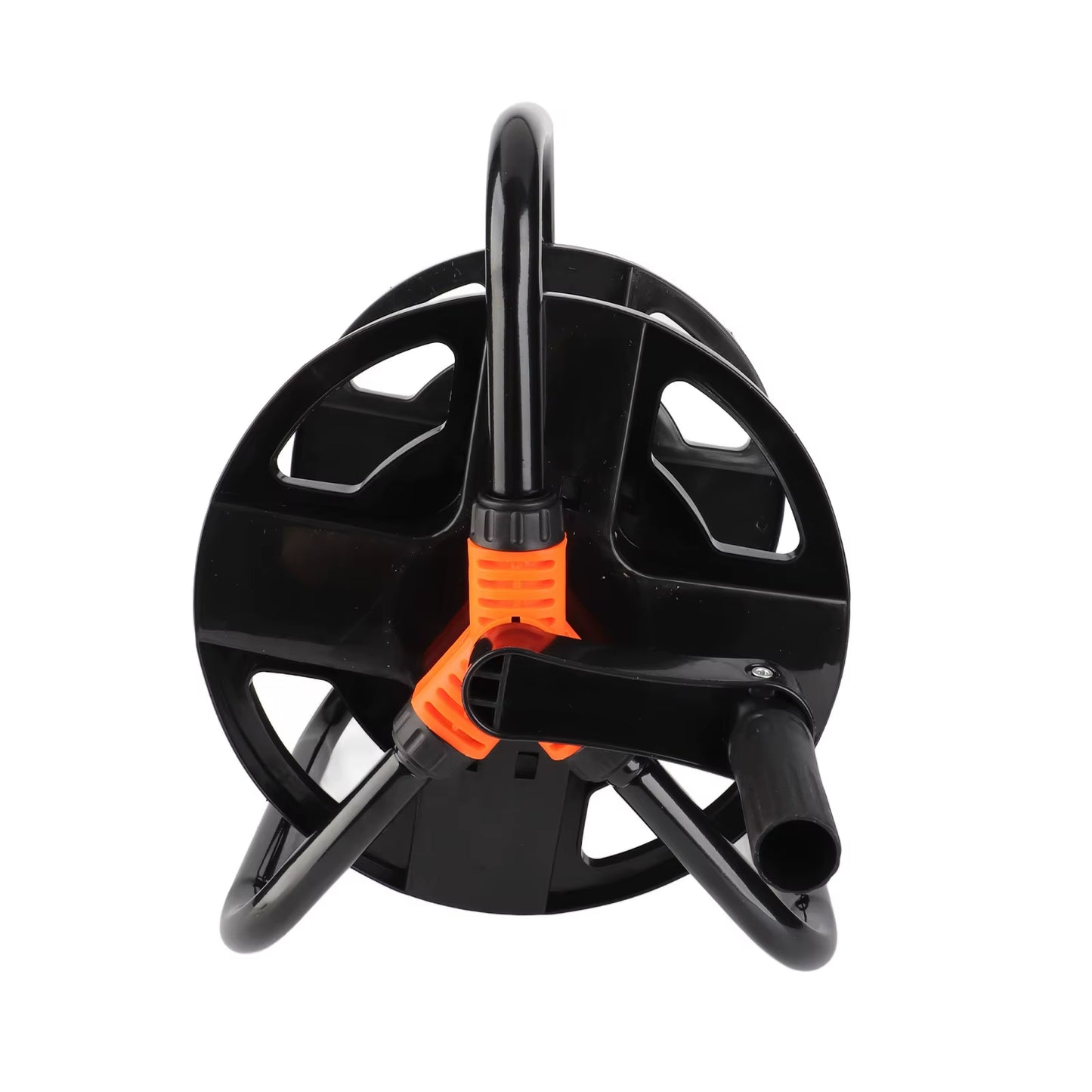 DIY Hose Reel Portable Water Pipe Storage Rack Single Arm Pipe Coiler Garden Supplies