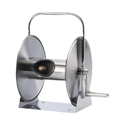Revolutionary Stainless Steel Automatic Hose Reel for Effortless Car Washing and Gardening