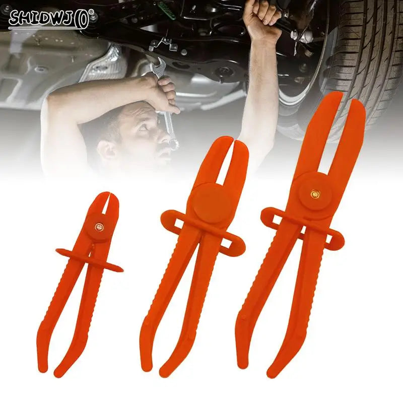 M Nylon Hose Clamp Tool Brake Fuel Water Line Clamp Pliers Hands Free Tool Car Repair Tools Hose Cut-Off Pliers