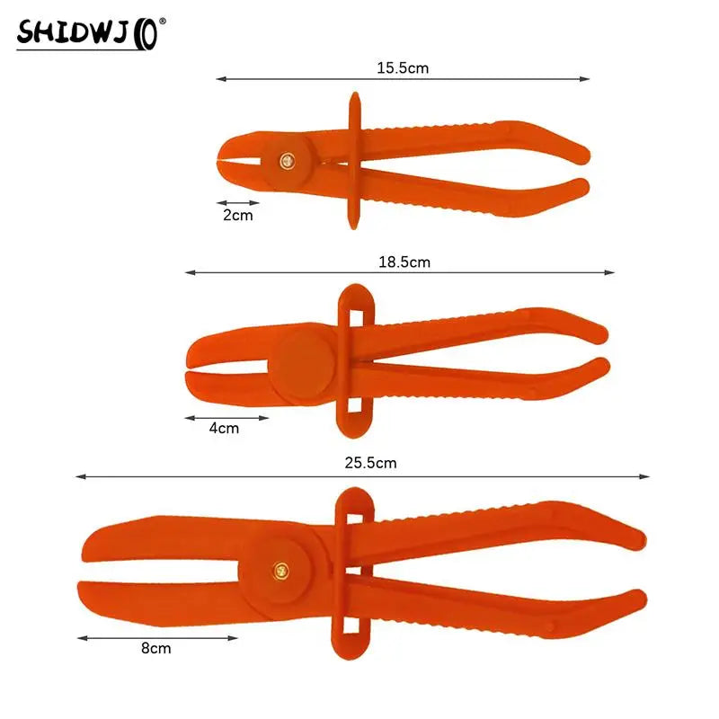 M Nylon Hose Clamp Tool Brake Fuel Water Line Clamp Pliers Hands Free Tool Car Repair Tools Hose Cut-Off Pliers