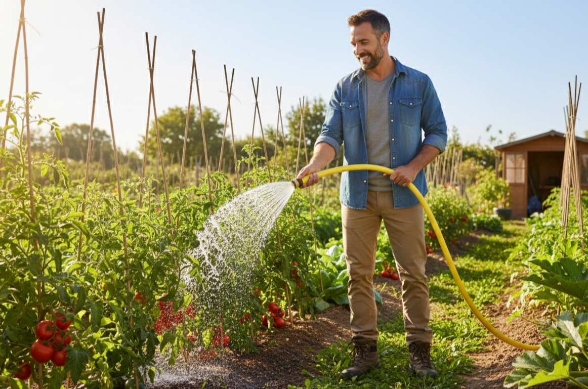 Manguera de Jardín Espiroaspersión® multicapa reforzada con malla de poliéster
