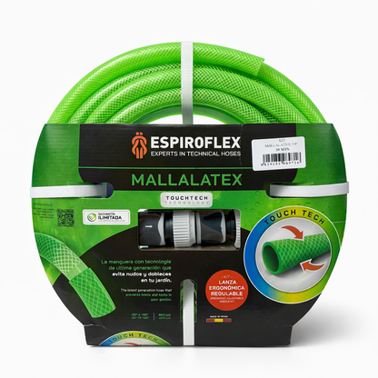 Kit Mallalatex® Manguera de jardín reforzada y con acoples