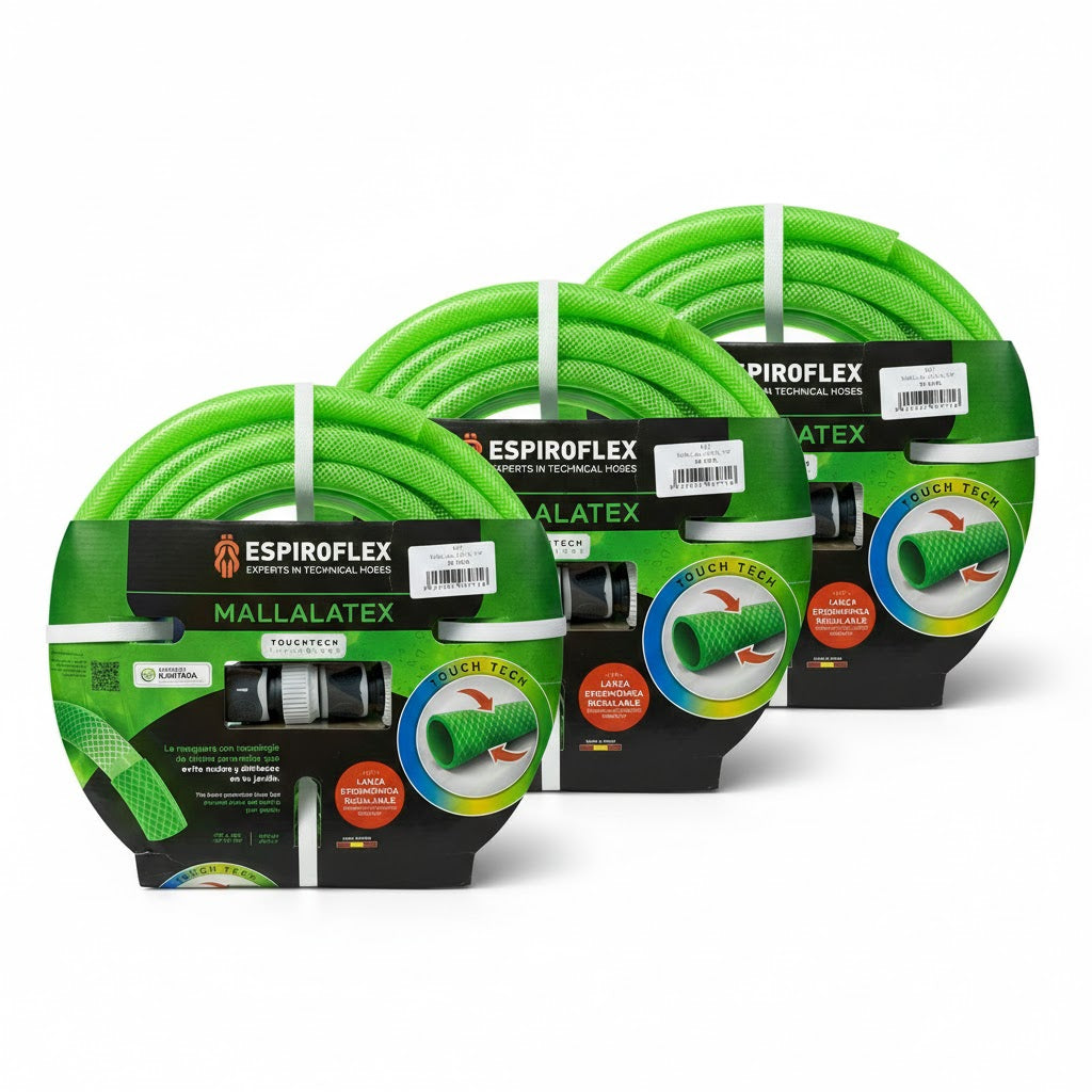 Kit Mallalatex® Manguera de jardín reforzada y con acoples