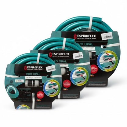 KIT Pro Opal® Manguera para jardín con tecnología SINETORSION y TOUCHTECH