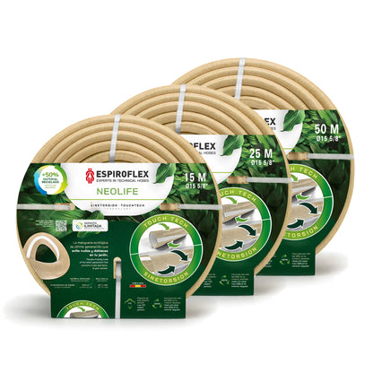 Manguera de Jardín NEOLIFE con tecnología SINETORSION y TOUCHTECH