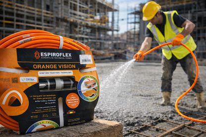 Manguera de Jardín Orange Vision® con tecnología SINETORSION y TOUCHTECH