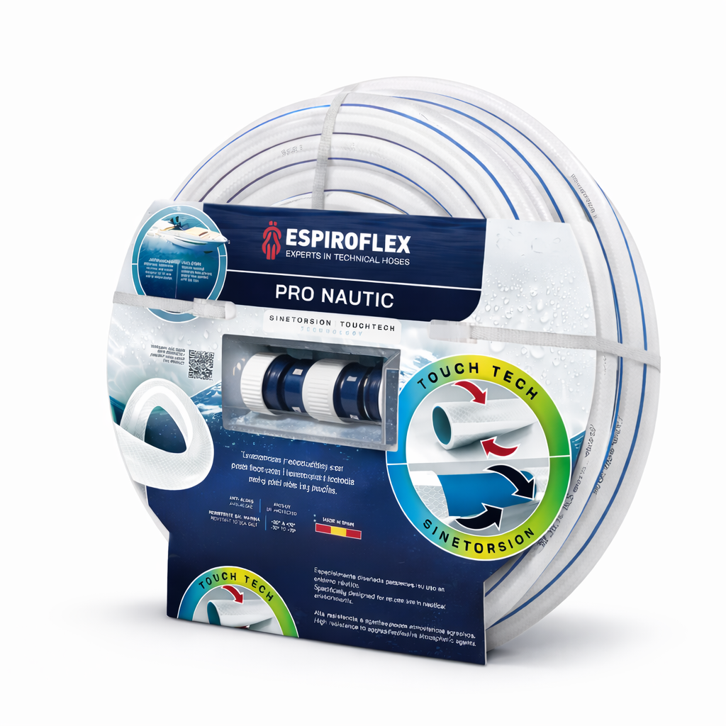 KIT Pro Nautic® Manguera para Embarcaciones con tecnología SINETORSION y TOUCHTECH