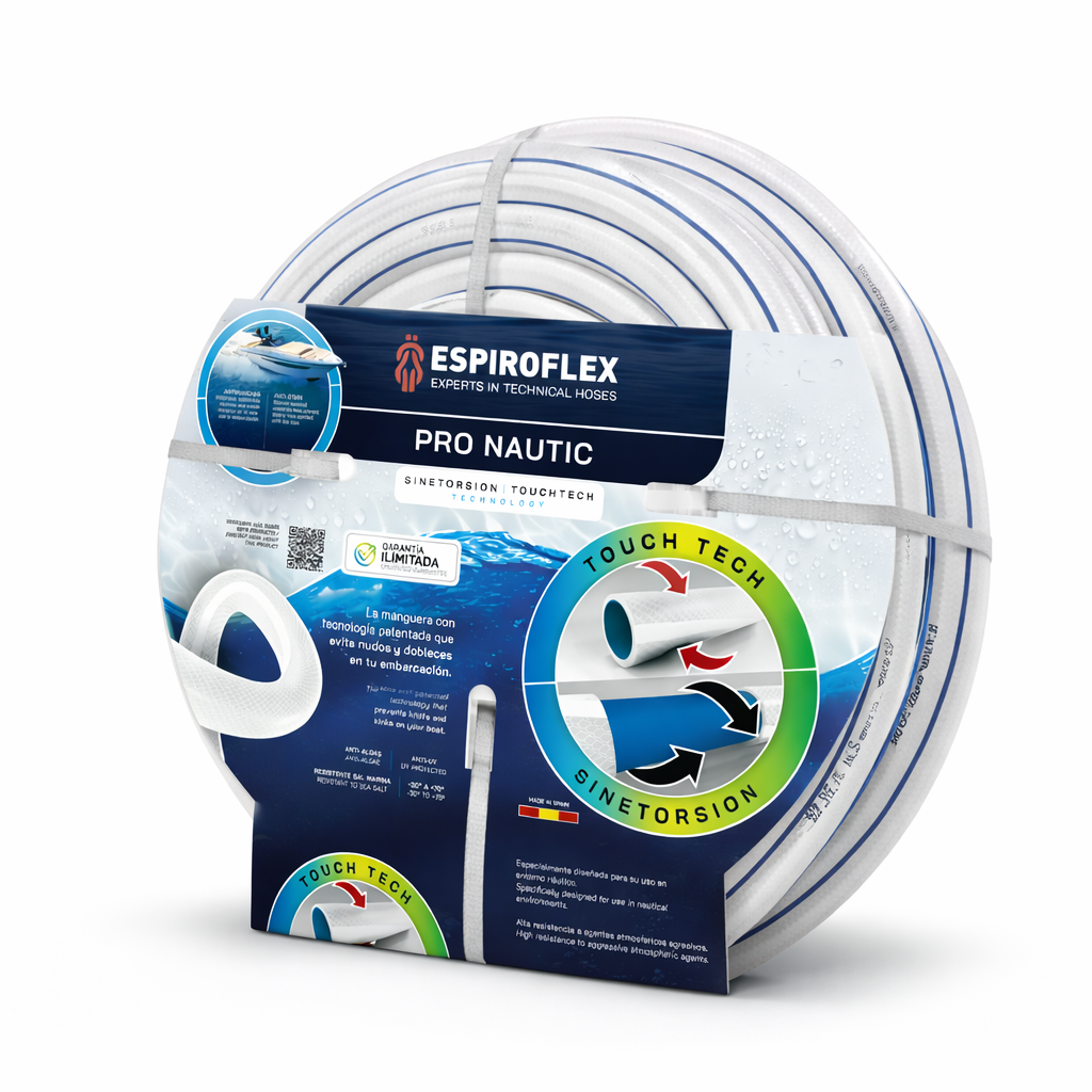 KIT Pro Nautic® Manguera para Embarcaciones con tecnología SINETORSION y TOUCHTECH
