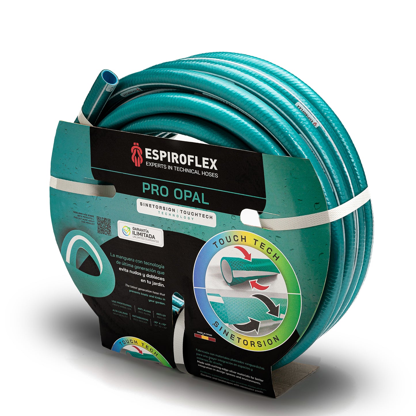 Manguera de Jardín PRO OPAL con tecnología SINETORSION y TOUCHTECH