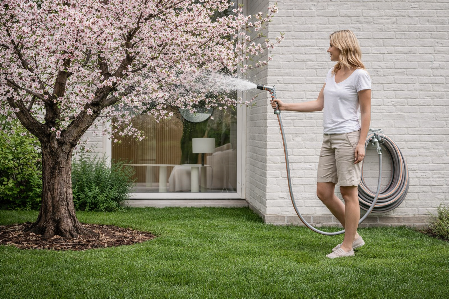 KIT Pro Silver® Manguera para jardín con tecnología SINETORSION y TOUCHTECH