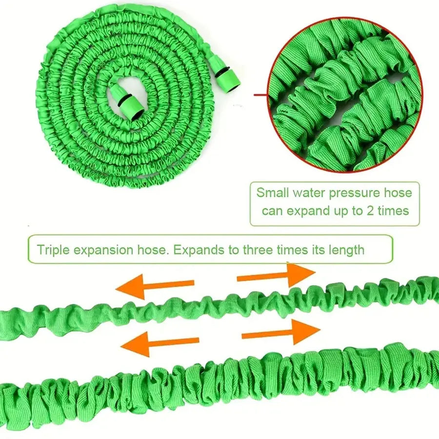 Transform Your Gardening Experience with the 25FT-200FT Multi-Functional Retractable Garden Hose - Perfect for Car Washing and Home Sprinkling!