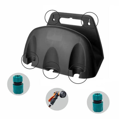 Hose Holder Wall Mounted Durable Hose Hooks Metal Hose Hanger Durable Hose Hooks Metal Water Hose Holder for outside Hose