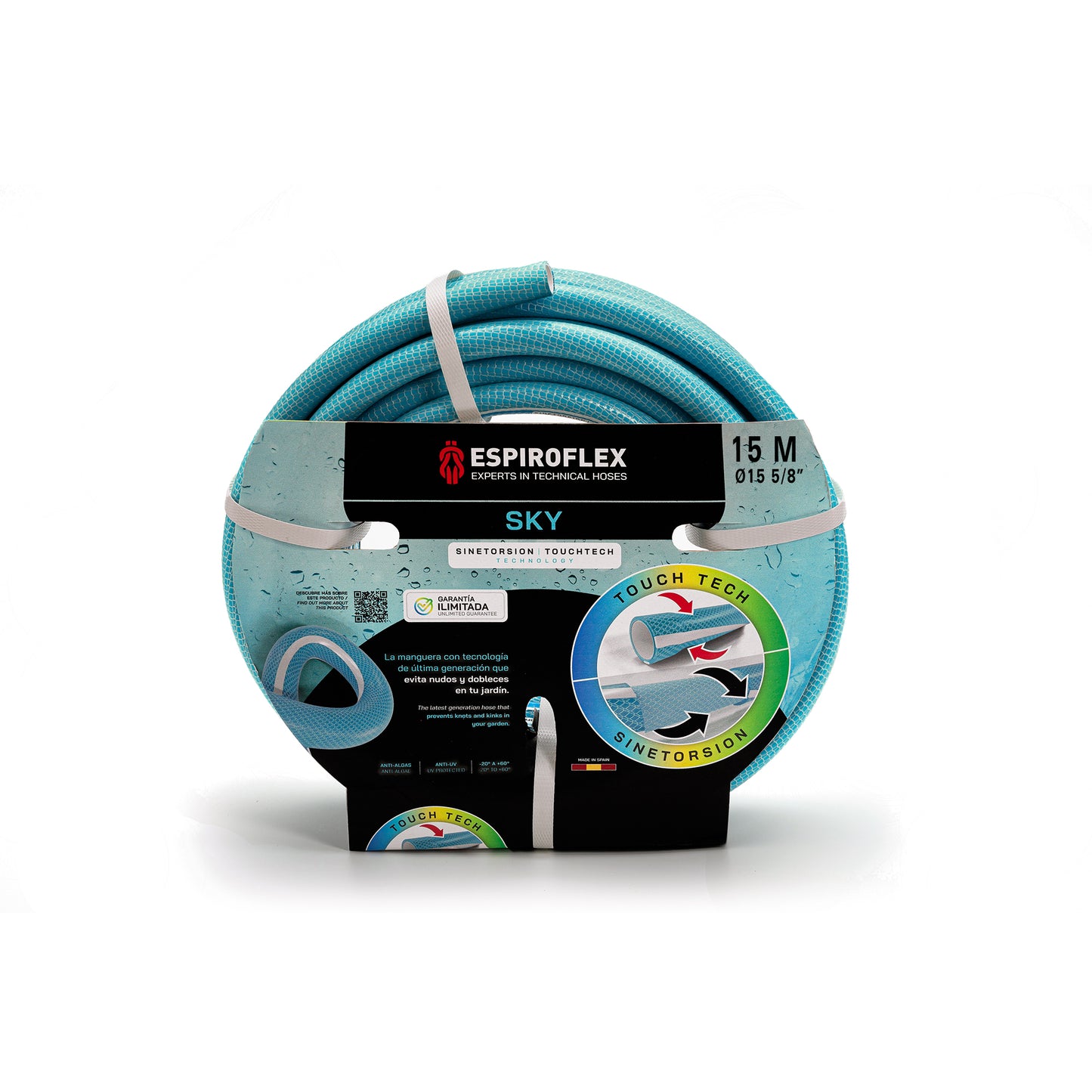 Manguera de Jardín SKY con tecnología SINETORSION y TOUCHTECH