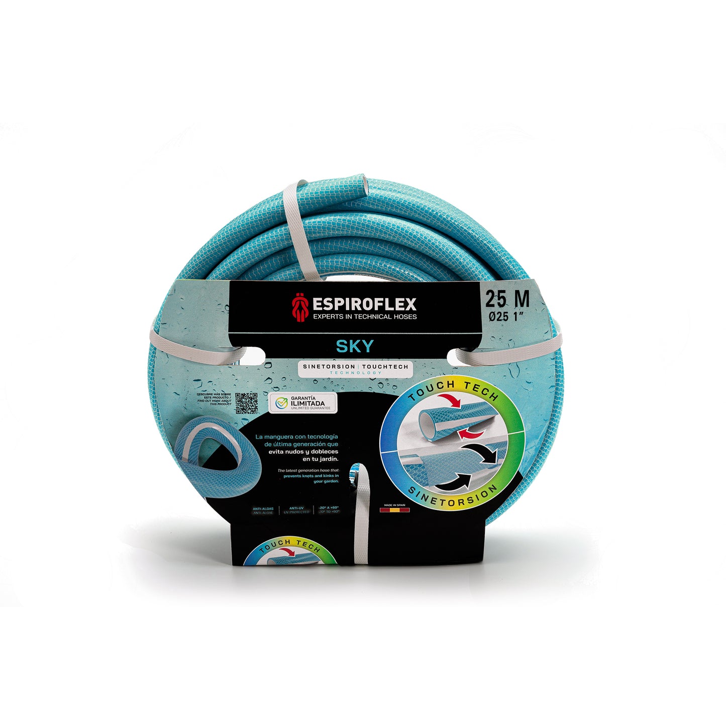 Manguera de Jardín SKY con tecnología SINETORSION y TOUCHTECH