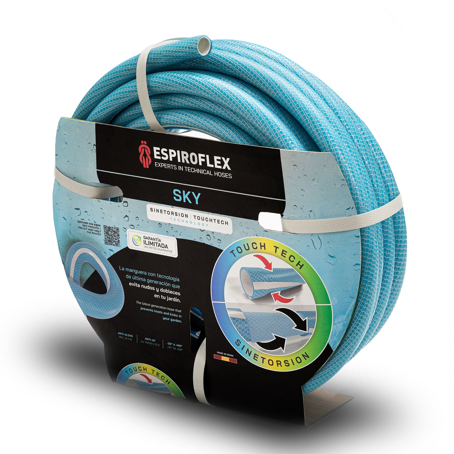 Manguera de Jardín SKY con tecnología SINETORSION y TOUCHTECH