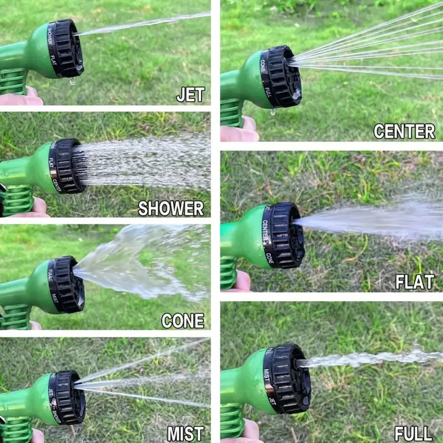 Transform Your Gardening Experience with the 25FT-200FT Multi-Functional Retractable Garden Hose - Perfect for Car Washing and Home Sprinkling!