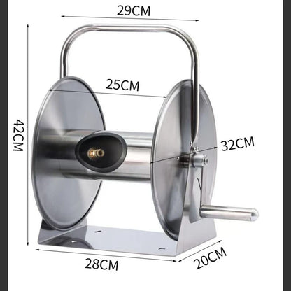 Revolutionary Stainless Steel Automatic Hose Reel for Effortless Car Washing and Gardening